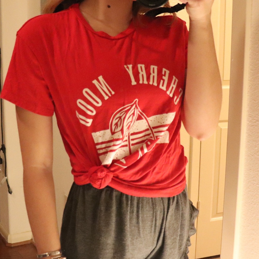 Letter Print Tee